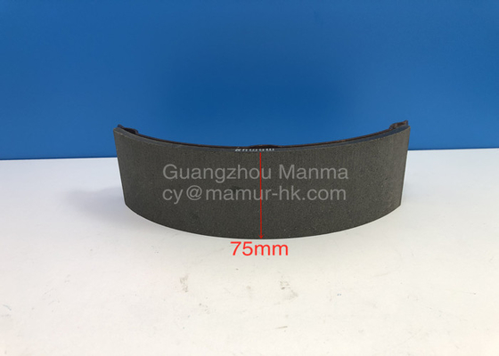 75mm Width Trailer Rear Brake Shoe For YUEJIN NJ3025 FOTON BJ1041 136-3501021A